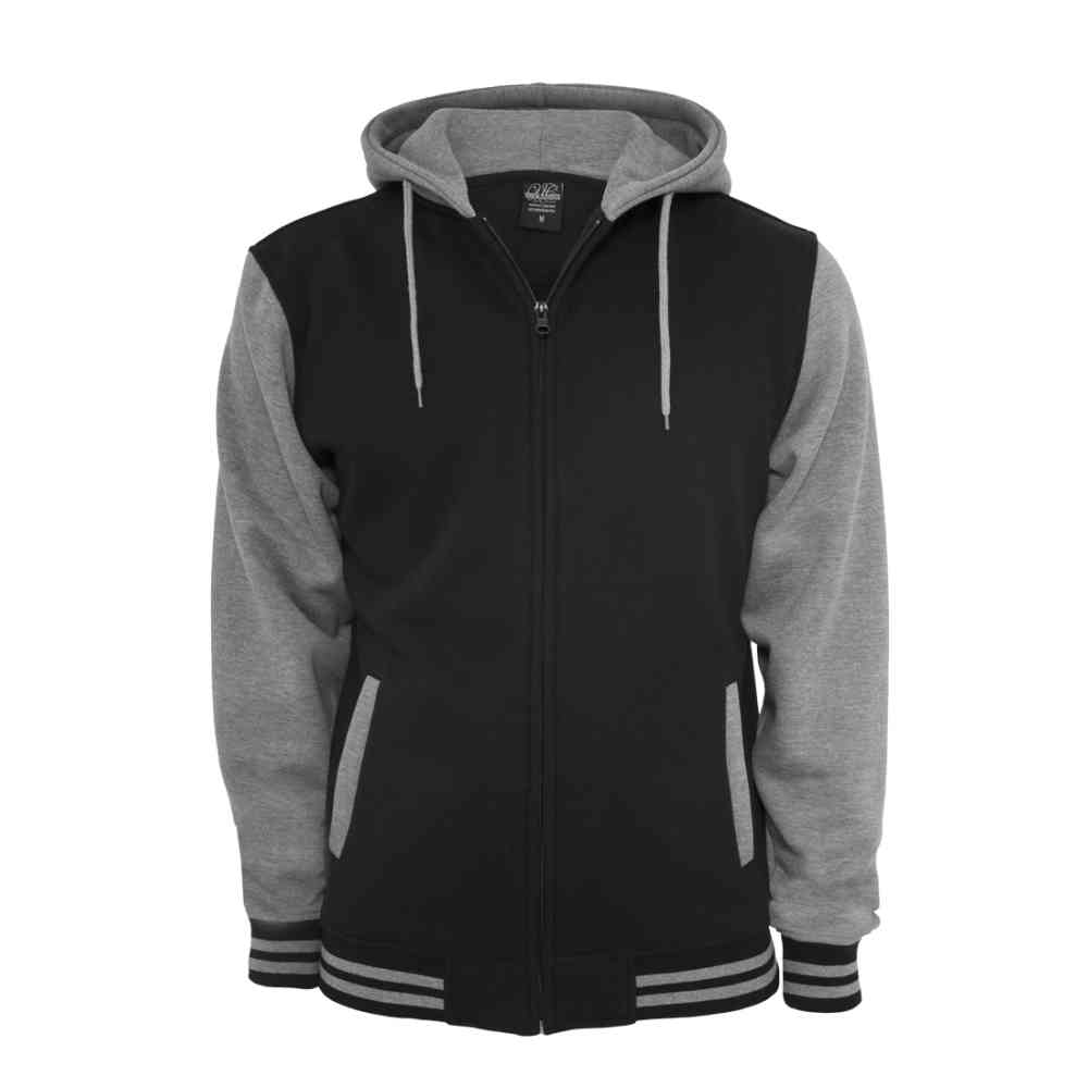Urban Classics - 2tone Veste zip à capuche - Noir